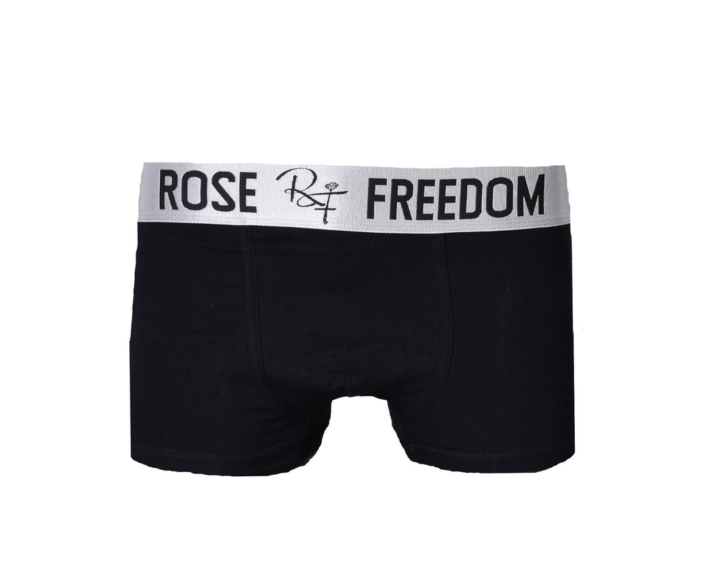 Men's Boxer Trunk - Black-ROSE OF FREEDOM-MEGASTORES