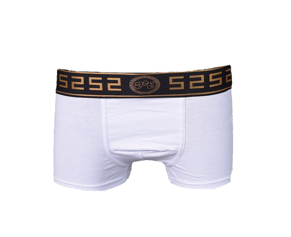 Men's Boxer Trunk - White-PRESTIGE STUDIO-MEGASTORES