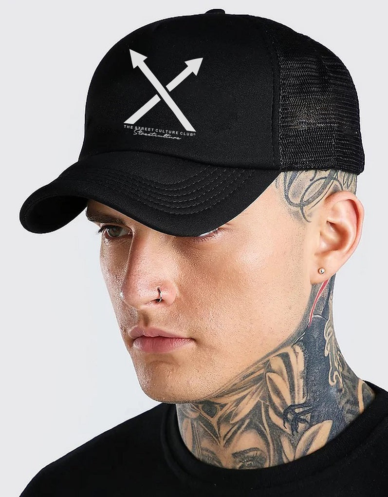 Trucker Hat - Black - MEGASTORES