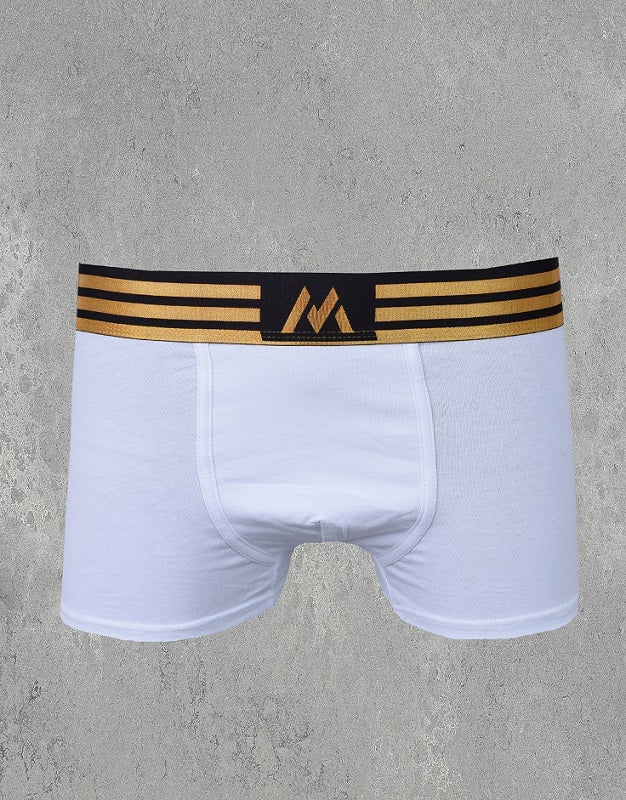 Men's Boxer Trunk - White - MEGASTORES