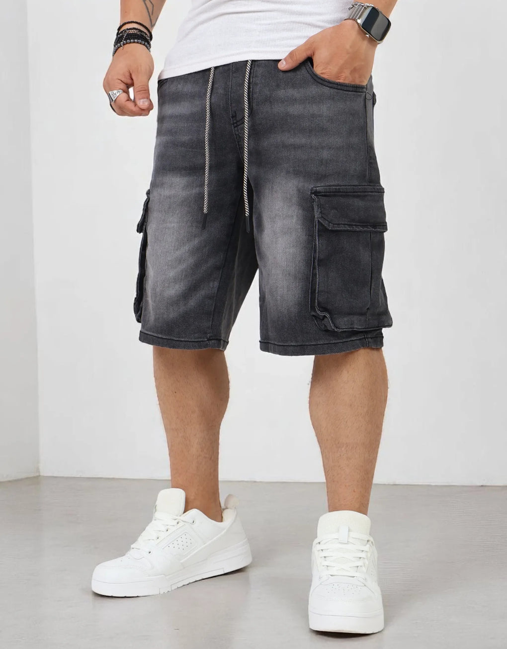 Cargo Denim Short