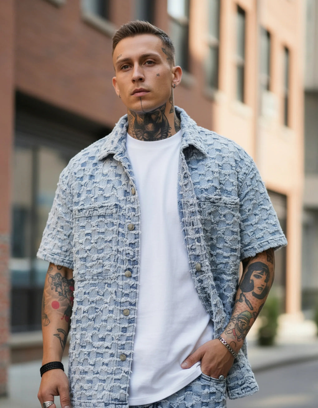 Denim Shirt - MEGASTORES