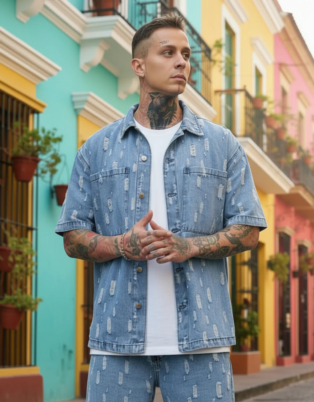 Denim Shirt - MEGASTORES