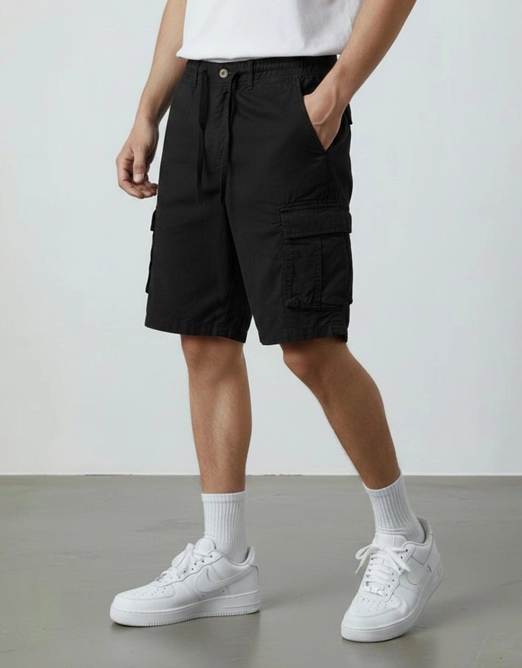 Linen Cargo Short