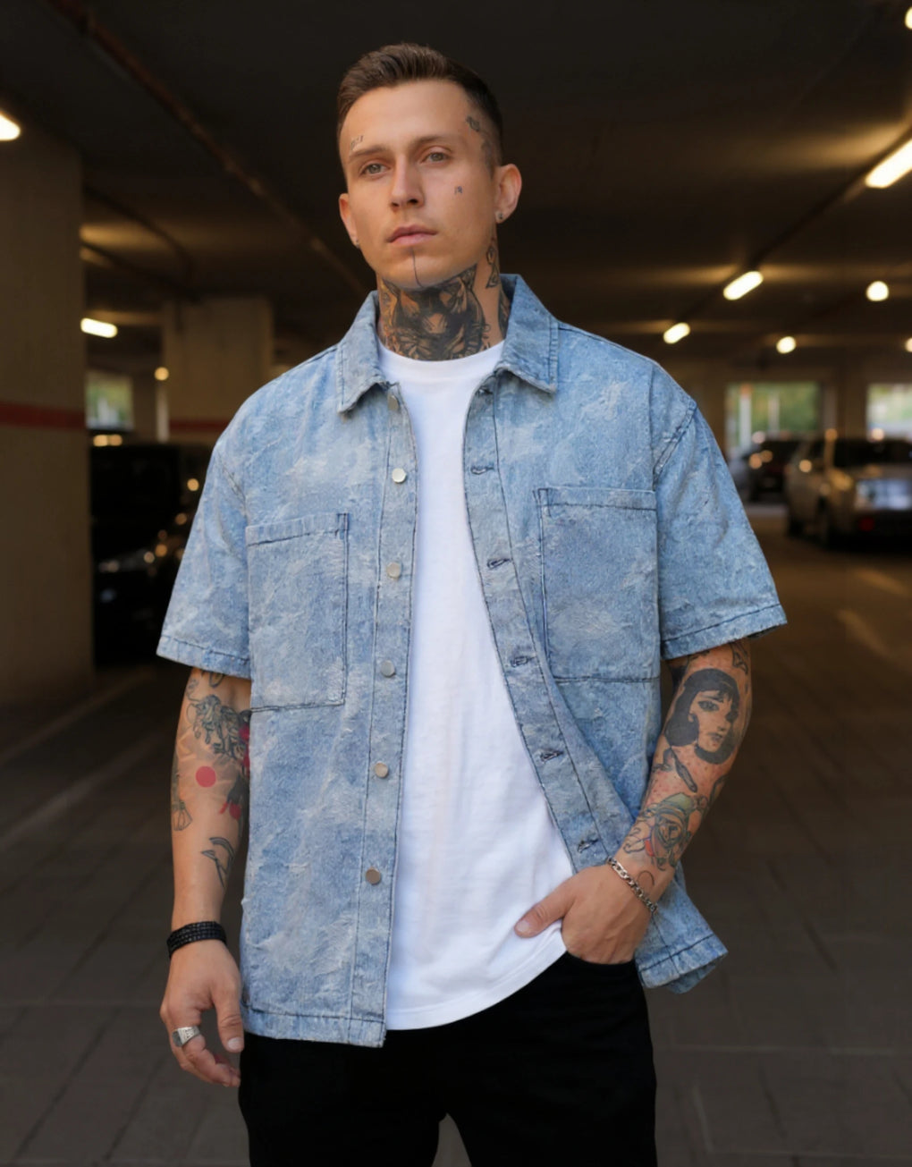 Denim Shirt - MEGASTORES