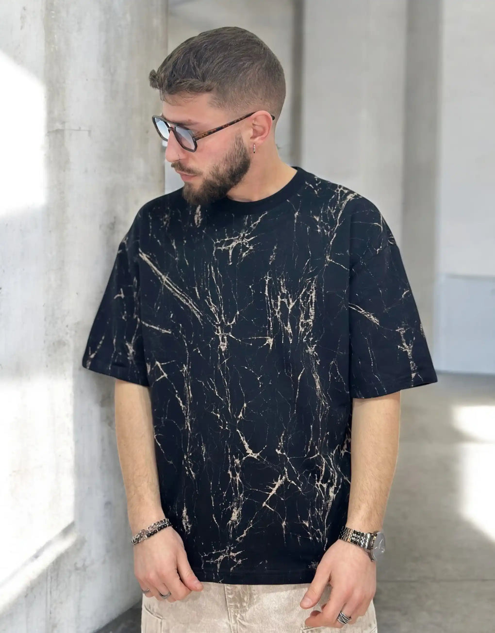 Oversized Marble Tshirt