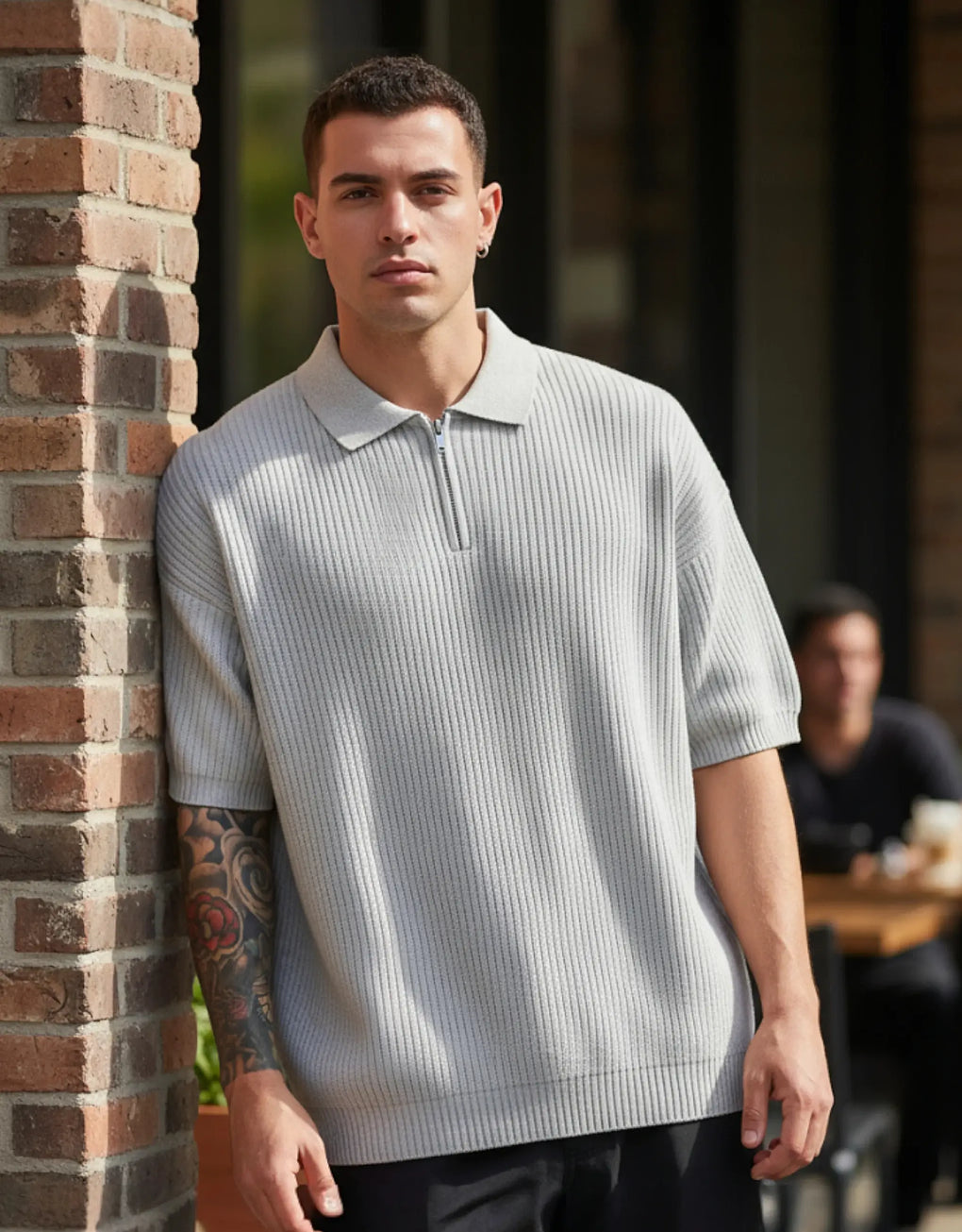 Oversized Knitted Tee