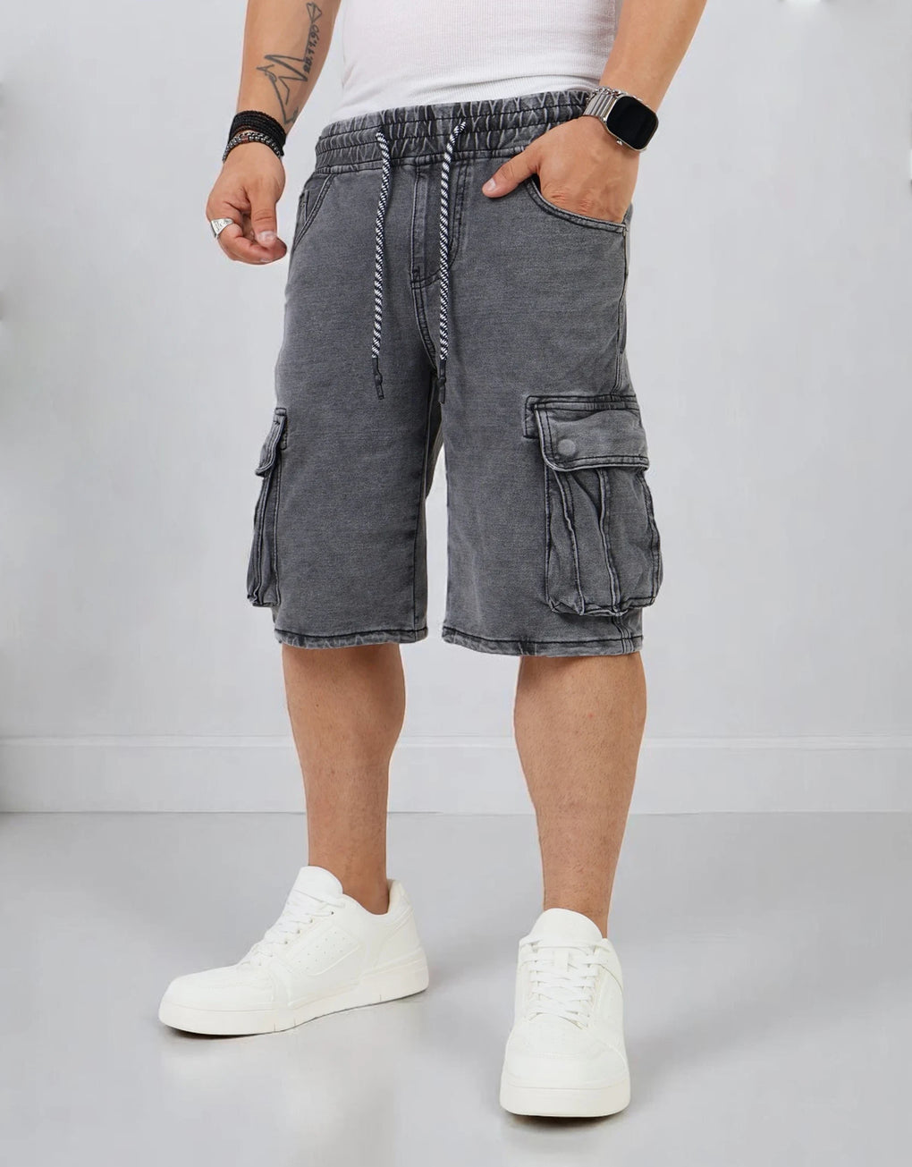 Cargo Denim Short