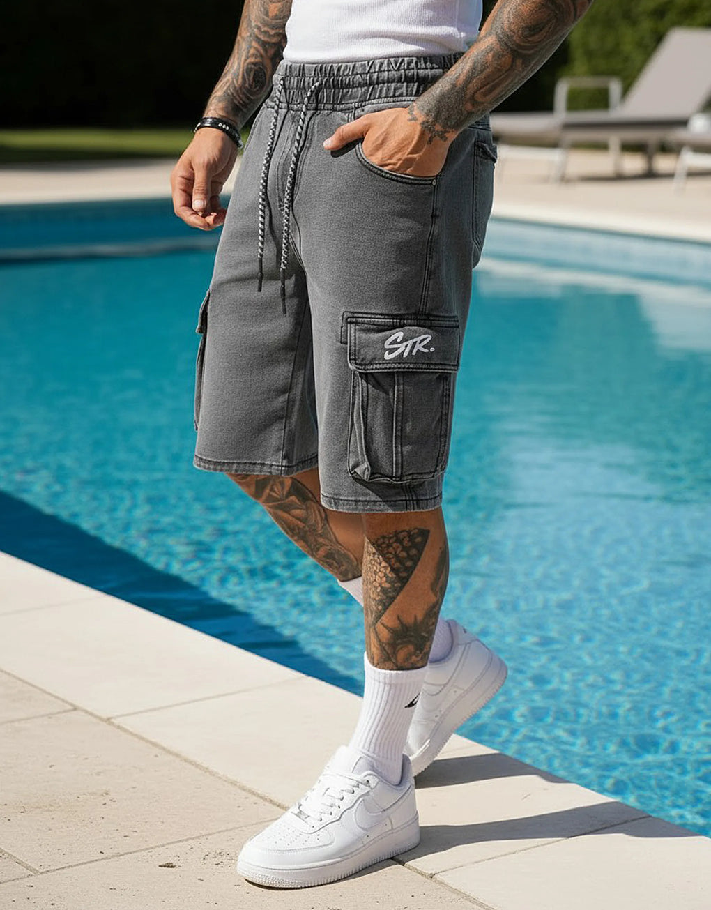 Cargo Denim Short