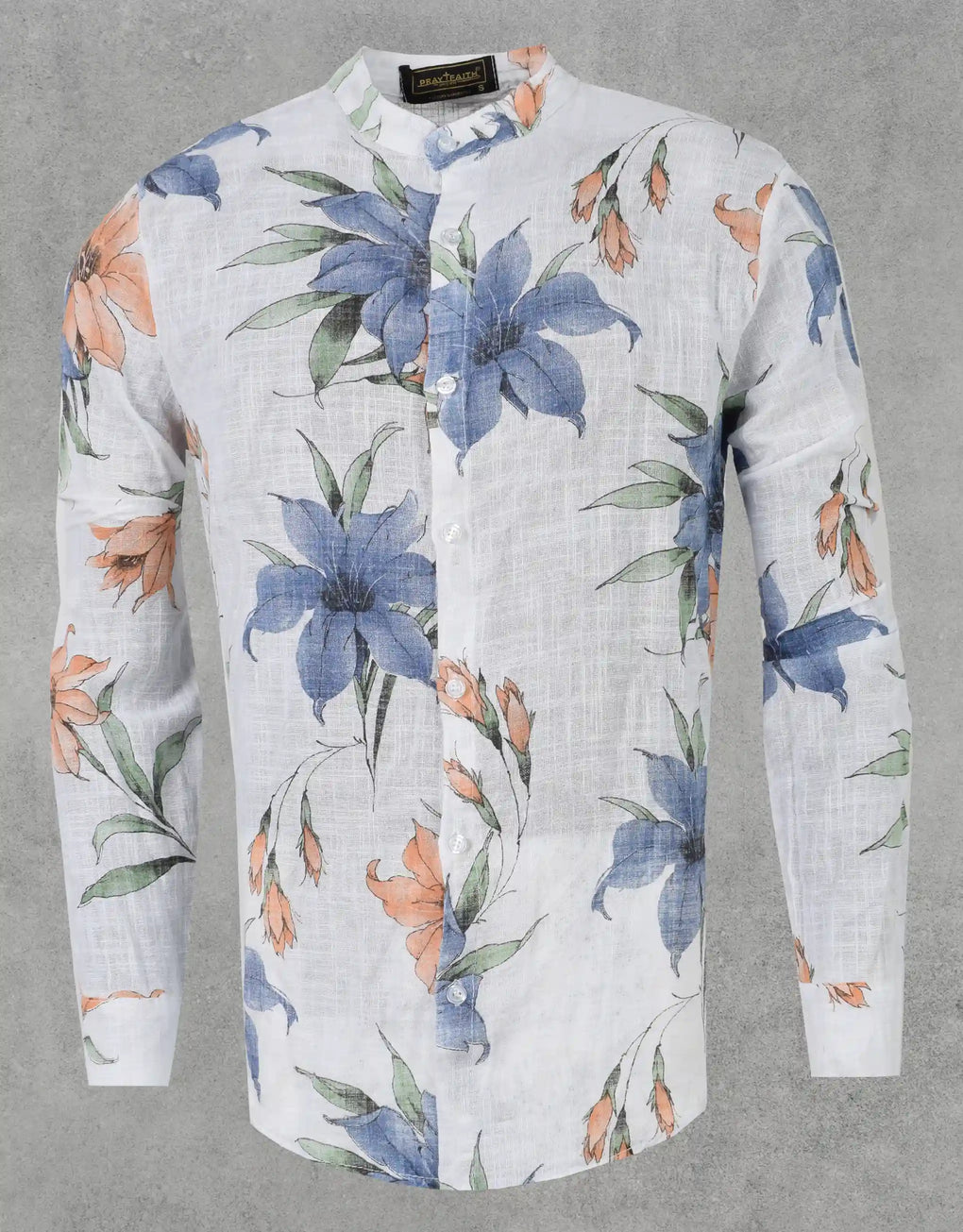 Shirt Floral Linen - MEGASTORES