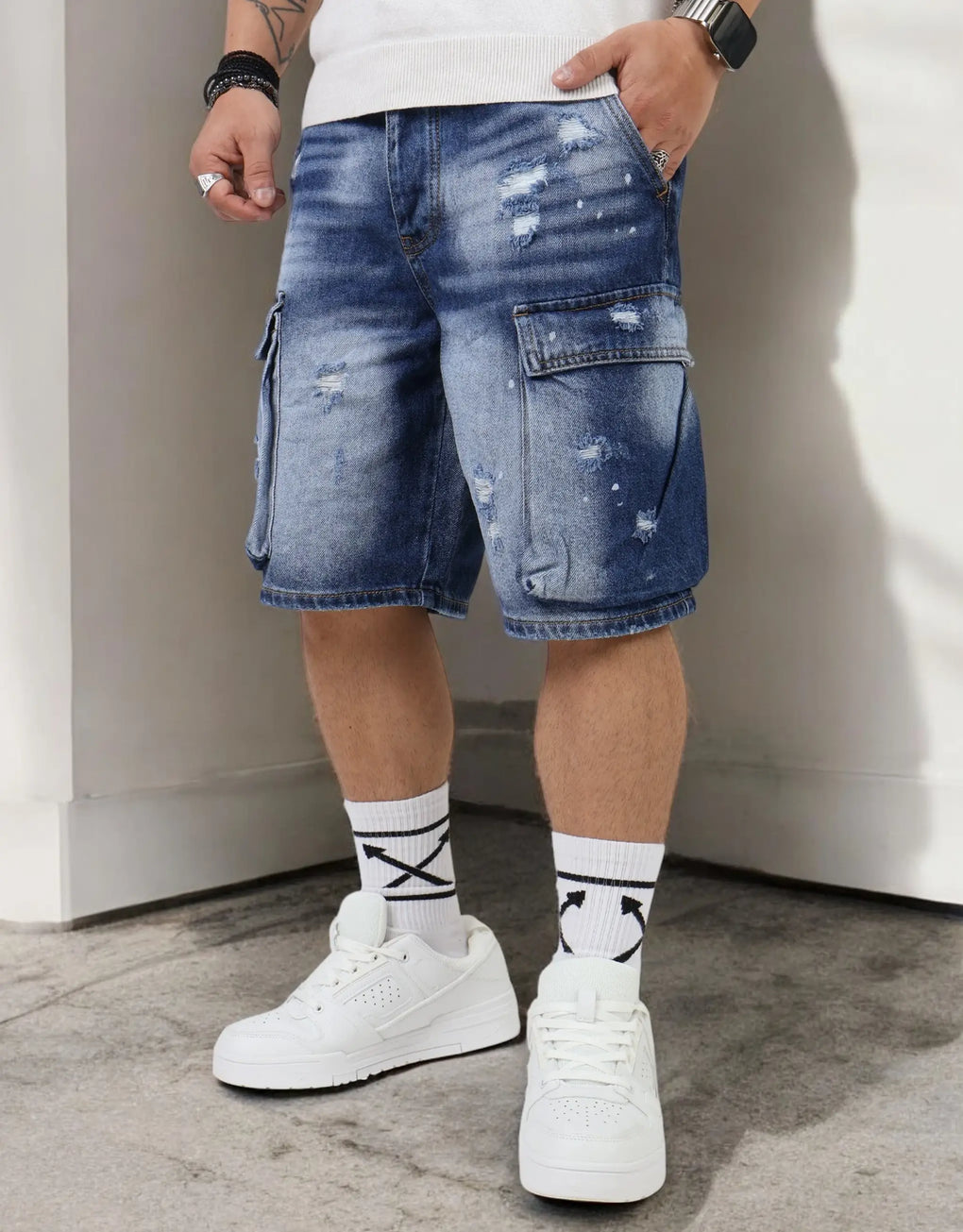 Cargo Denim Short