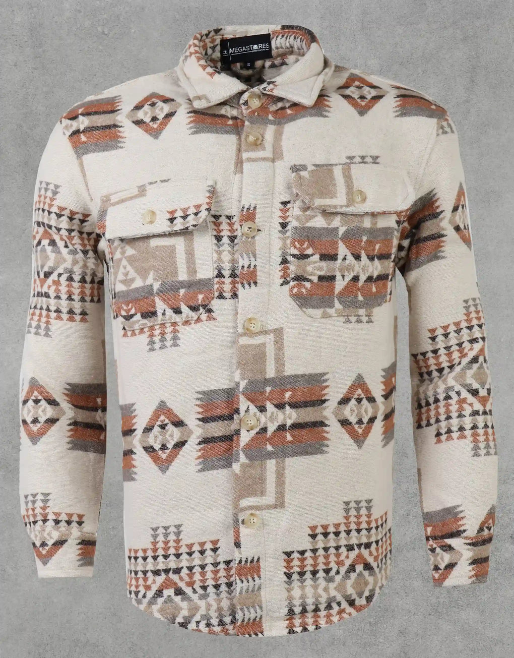 Aztec Print Overshirt