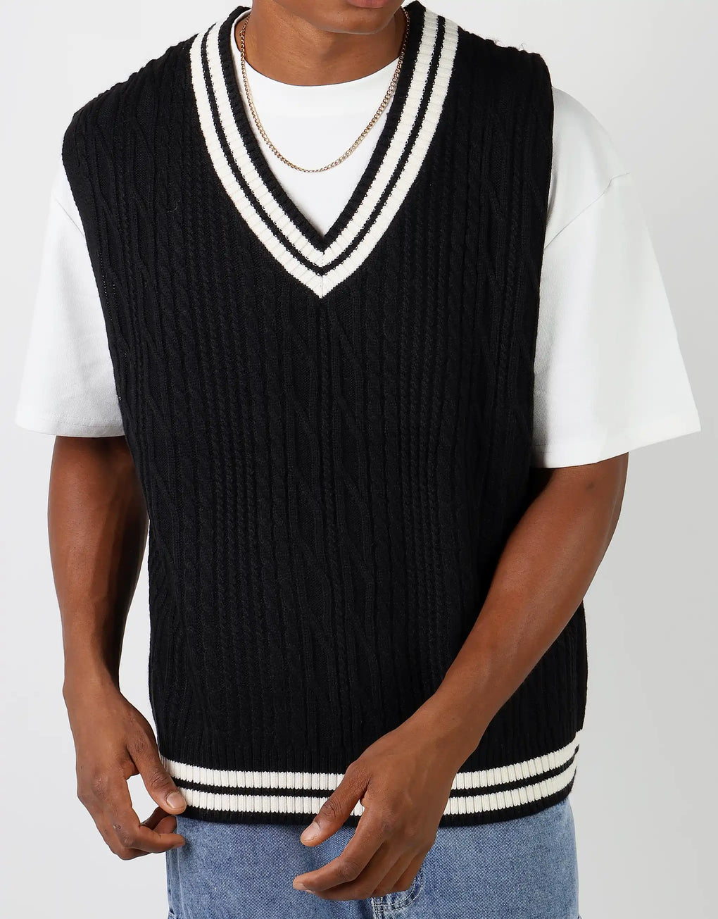 Knitted Sweater Vest