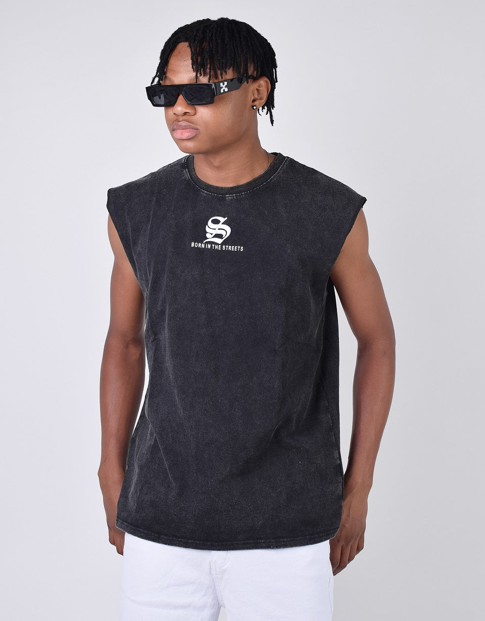 Vest Tee Washed - MEGASTORES