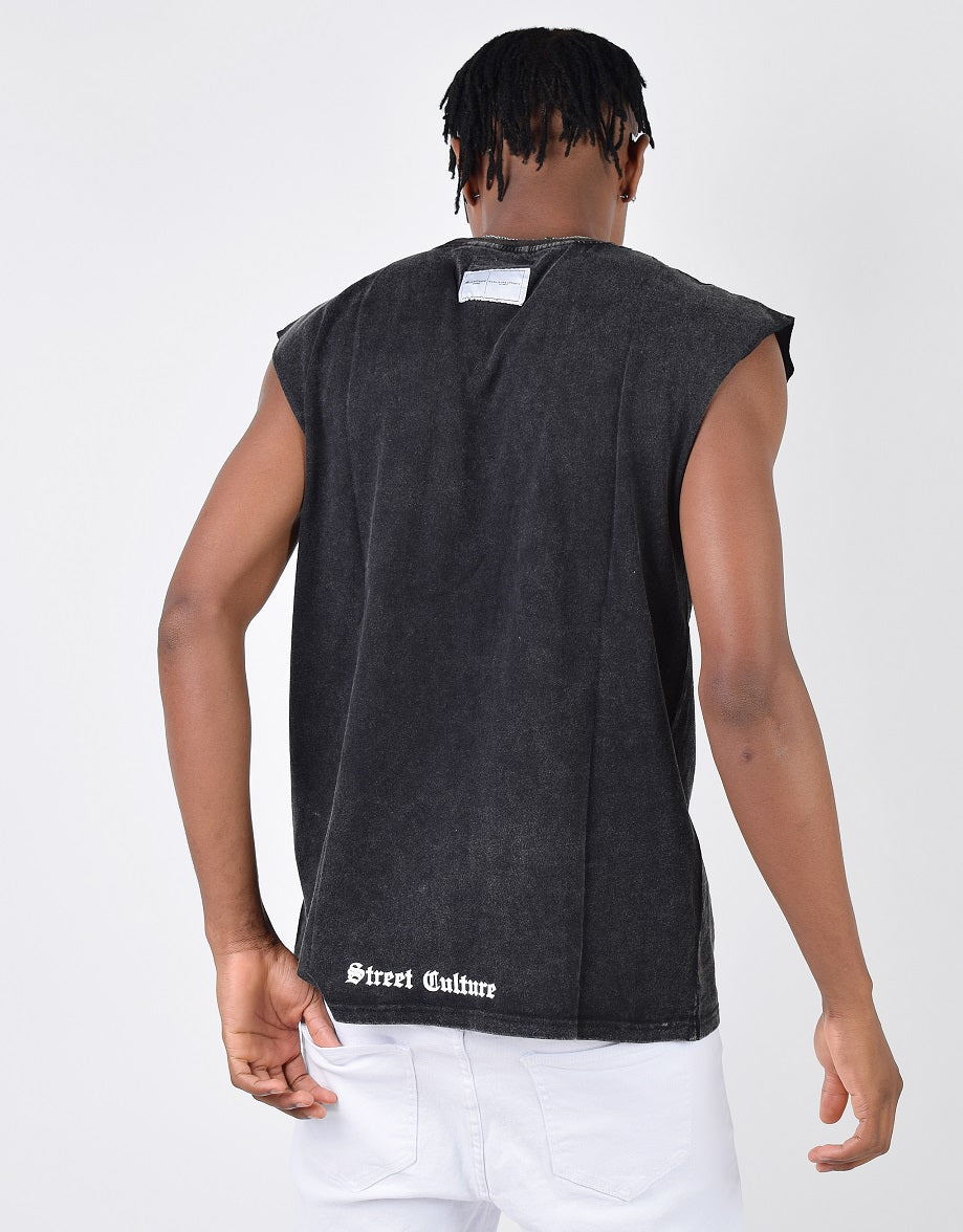 Vest Tee Washed - MEGASTORES