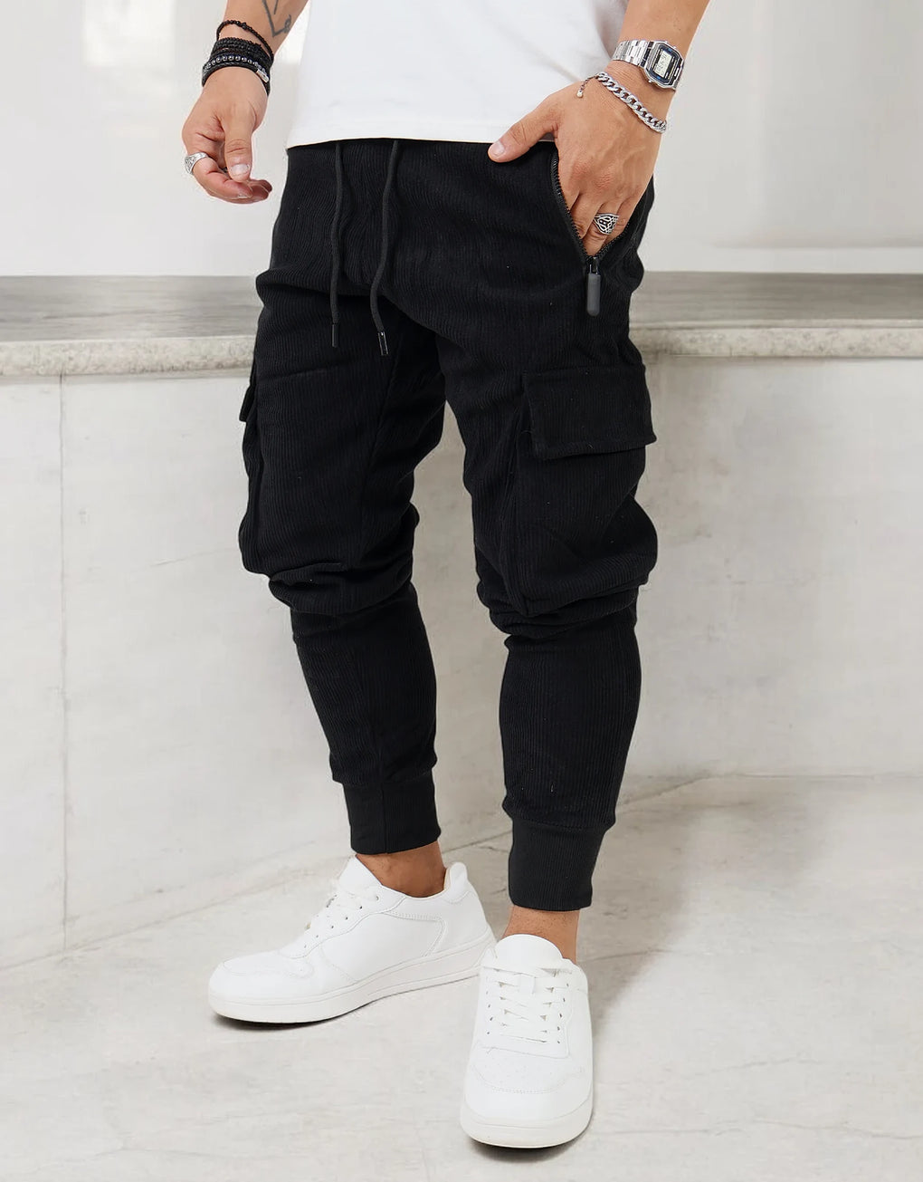 Corduroy Cargo Jogger