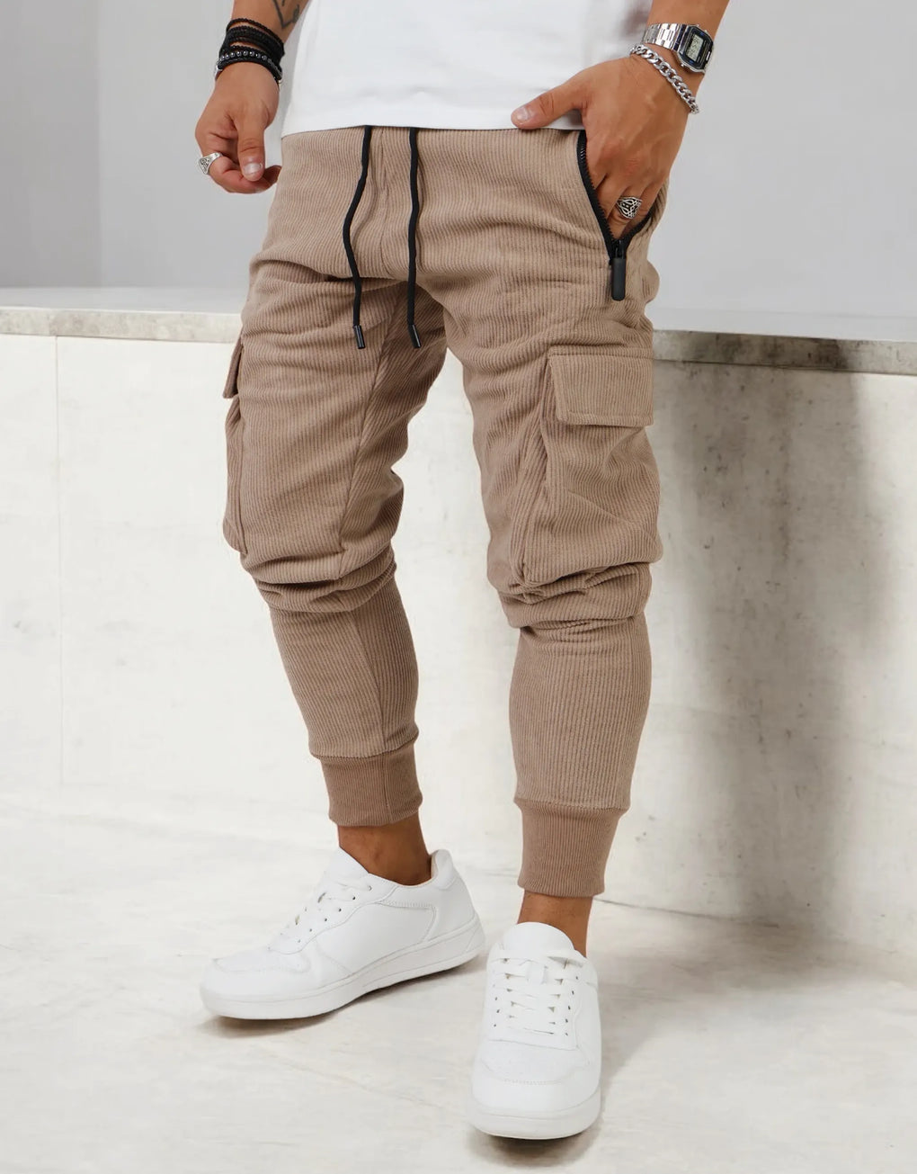 Corduroy Cargo Jogger