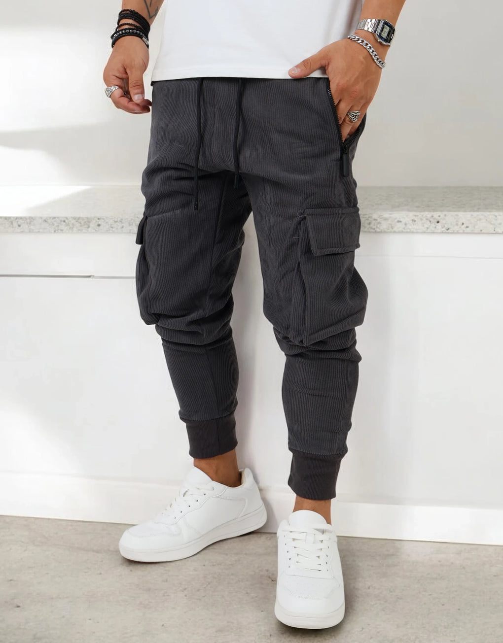 Corduroy Cargo Jogger