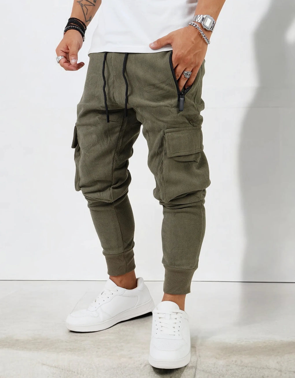 Corduroy Cargo Jogger