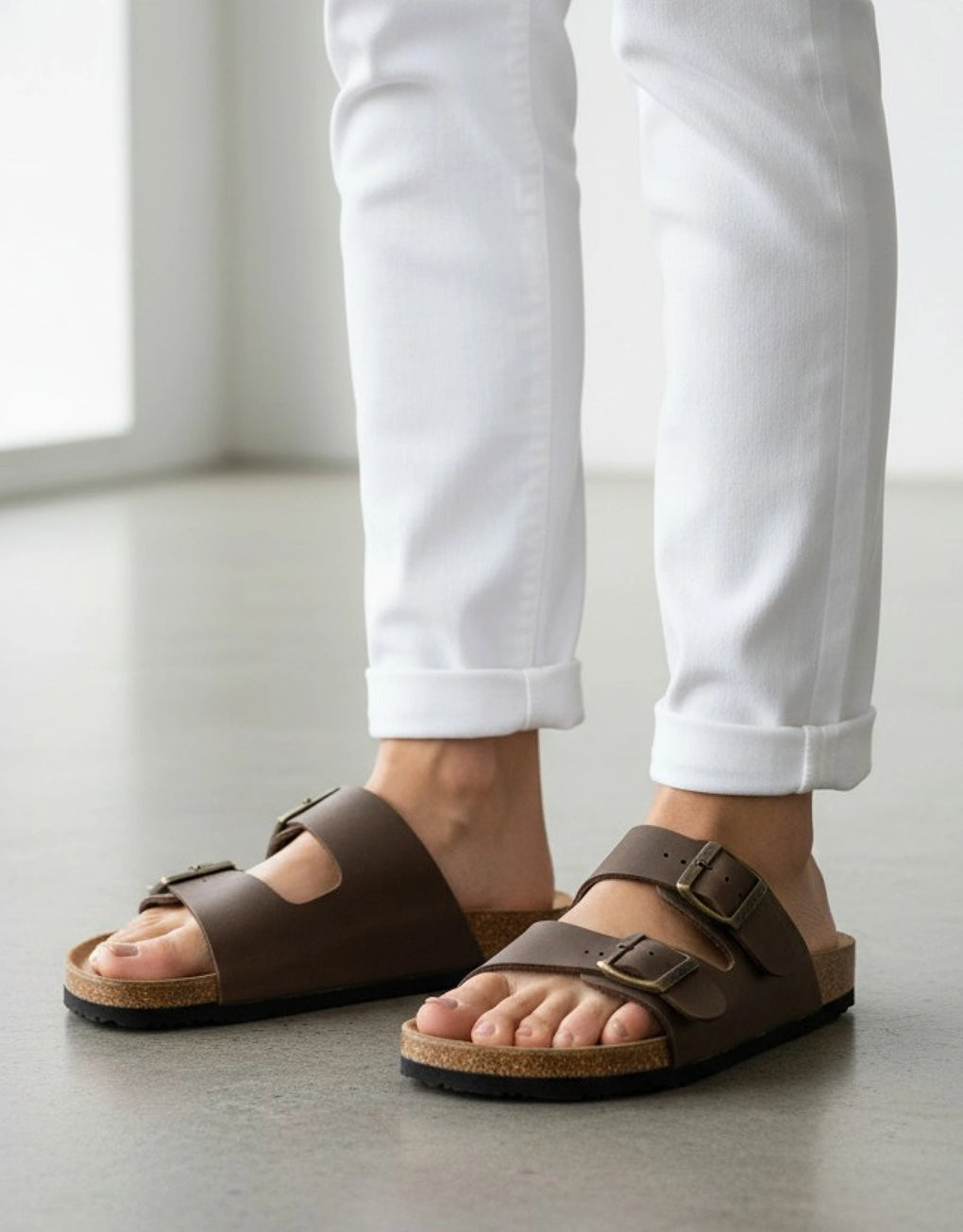 Suede Sandals - MEGASTORES
