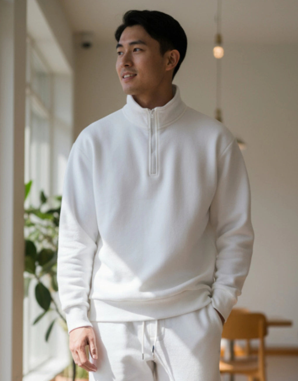 Zip Neck Hoodie
