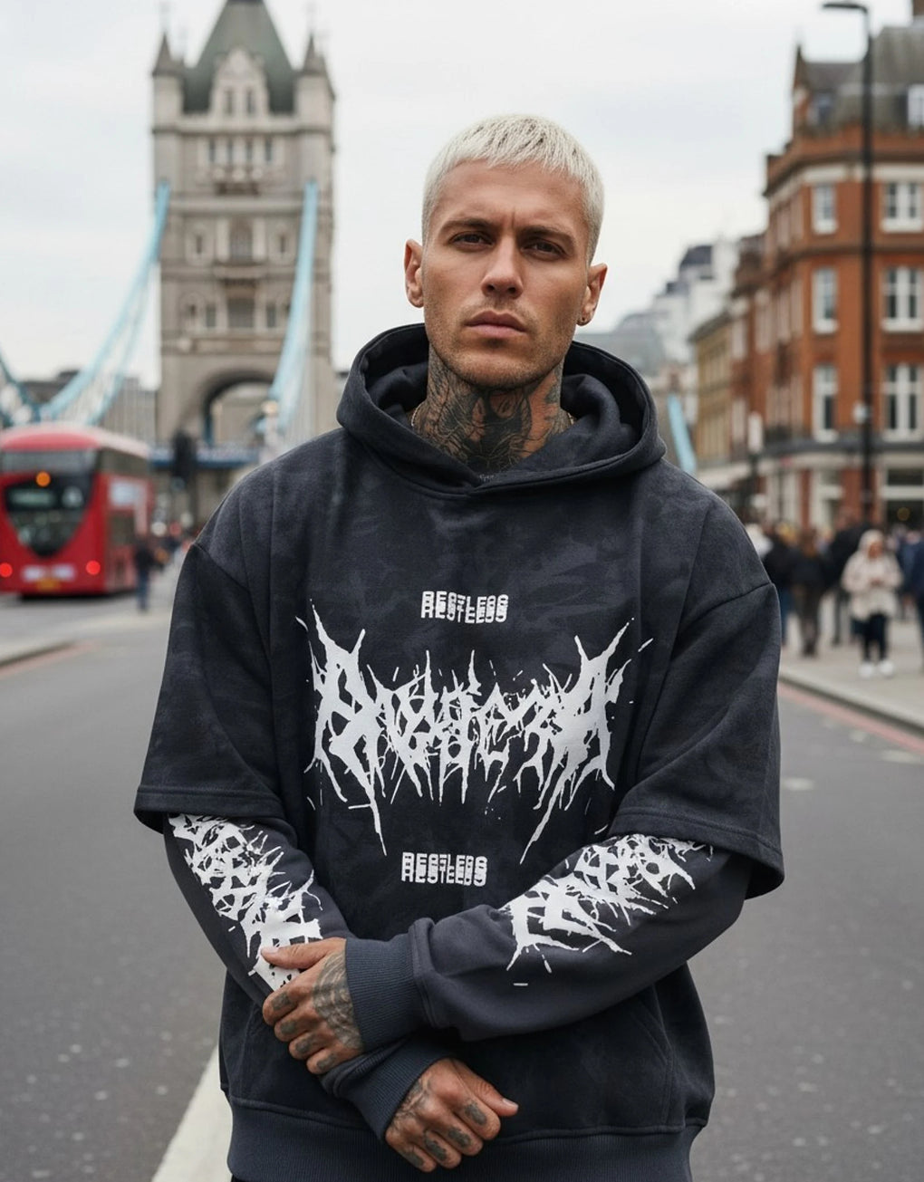Double Sleeve Hoodie