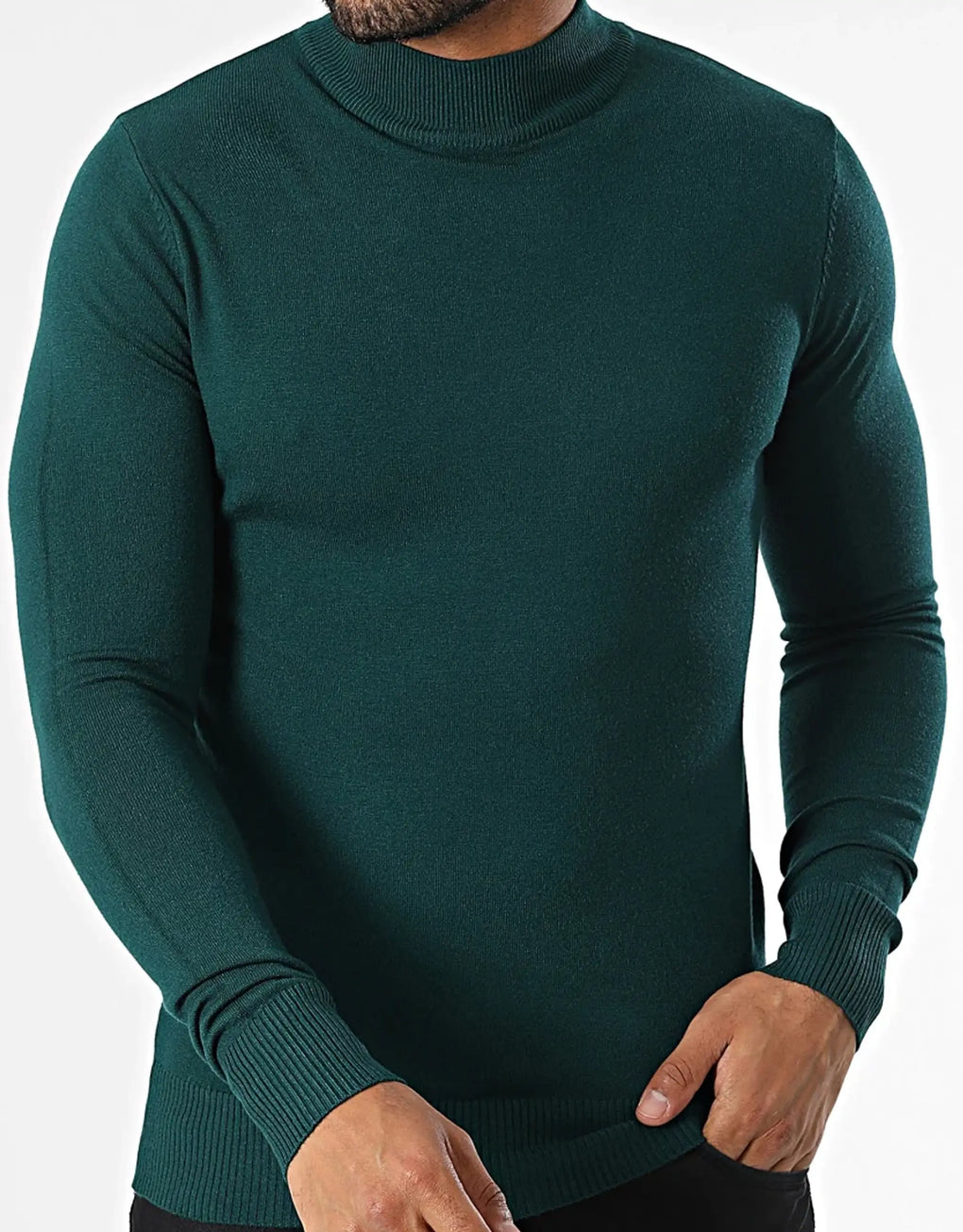 Knitwear Mock Turtle Neck