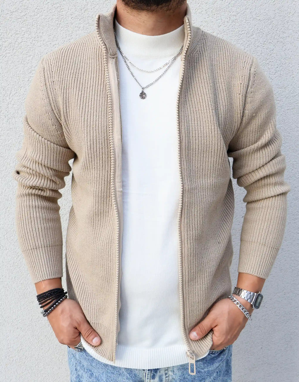 Zip Cardigan