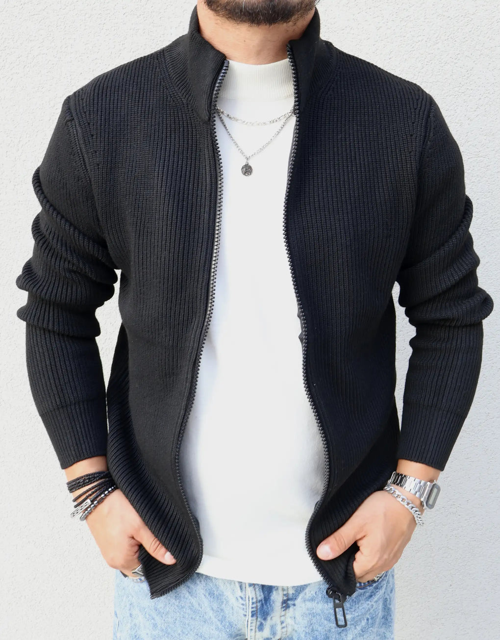 Zip Cardigan