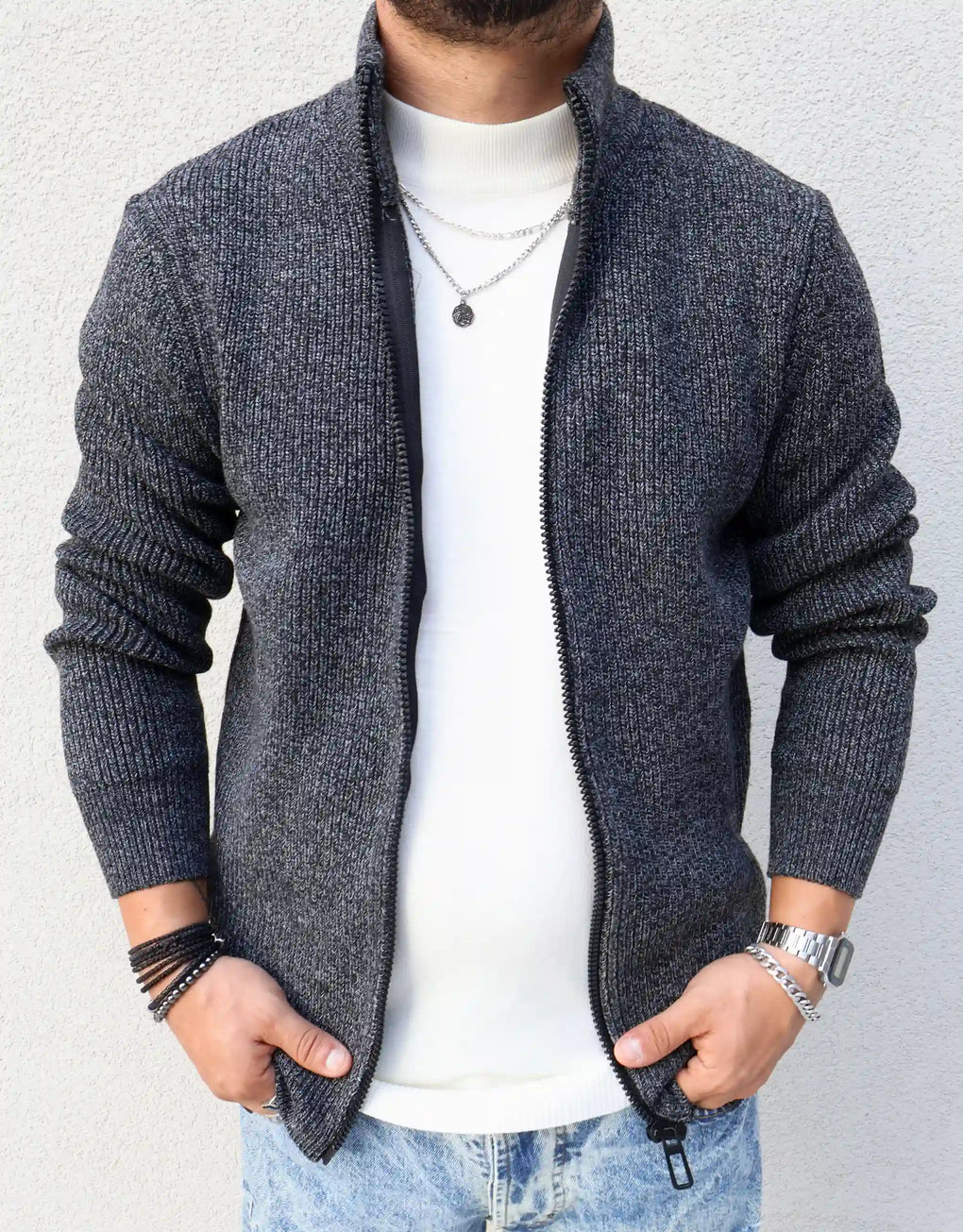 Zip Cardigan