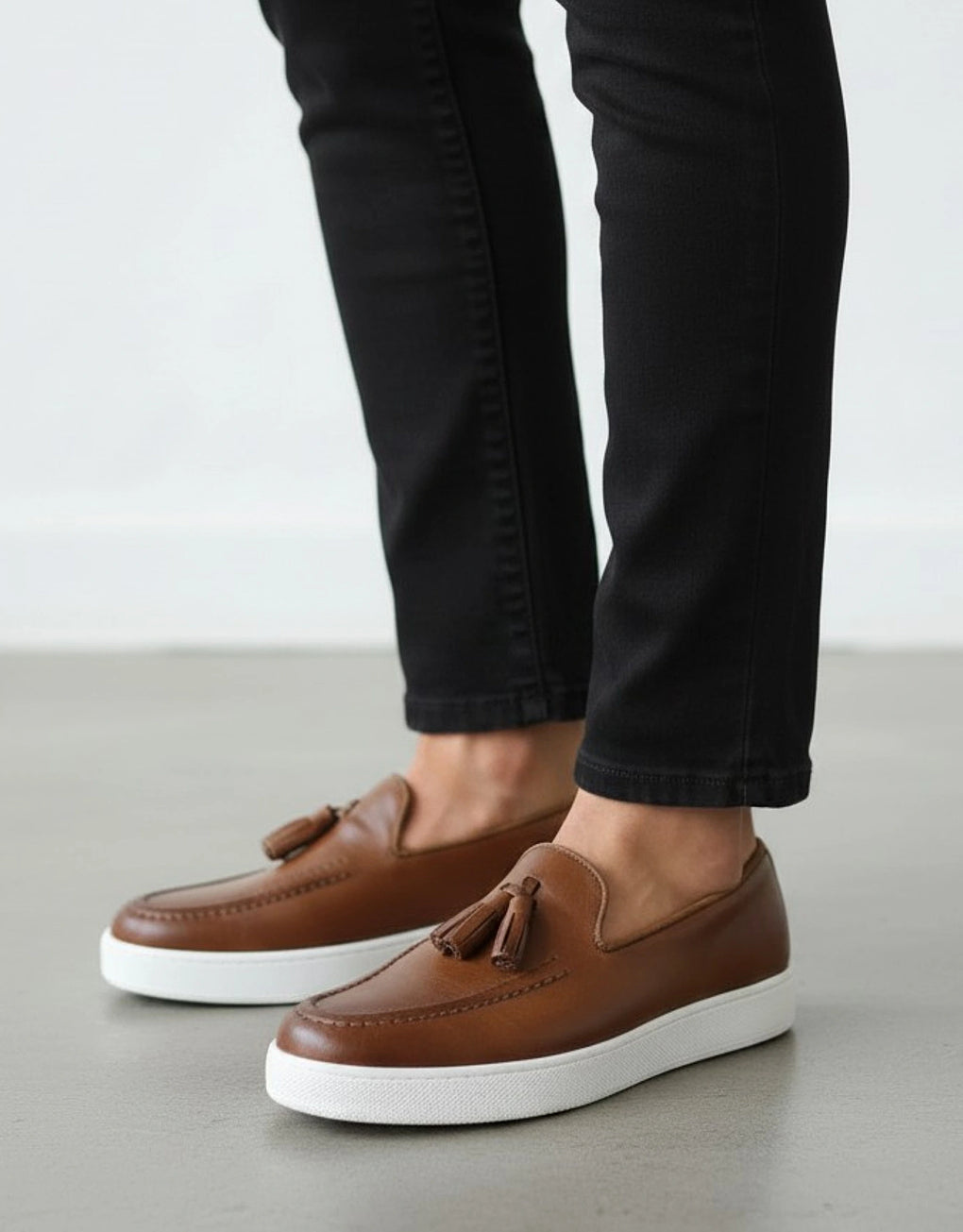 Tassel Loafers Leather