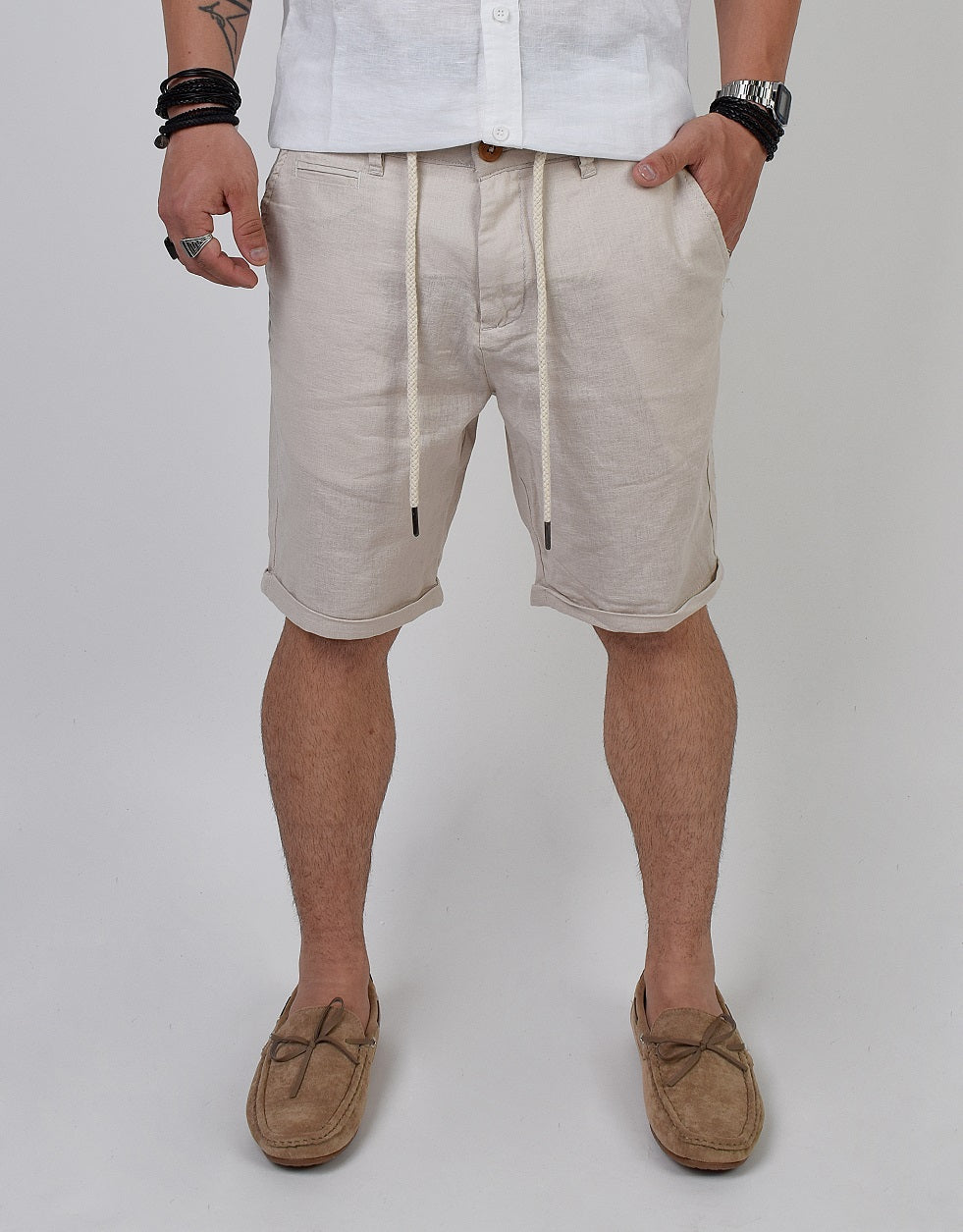 Linen Shorts - MEGASTORES