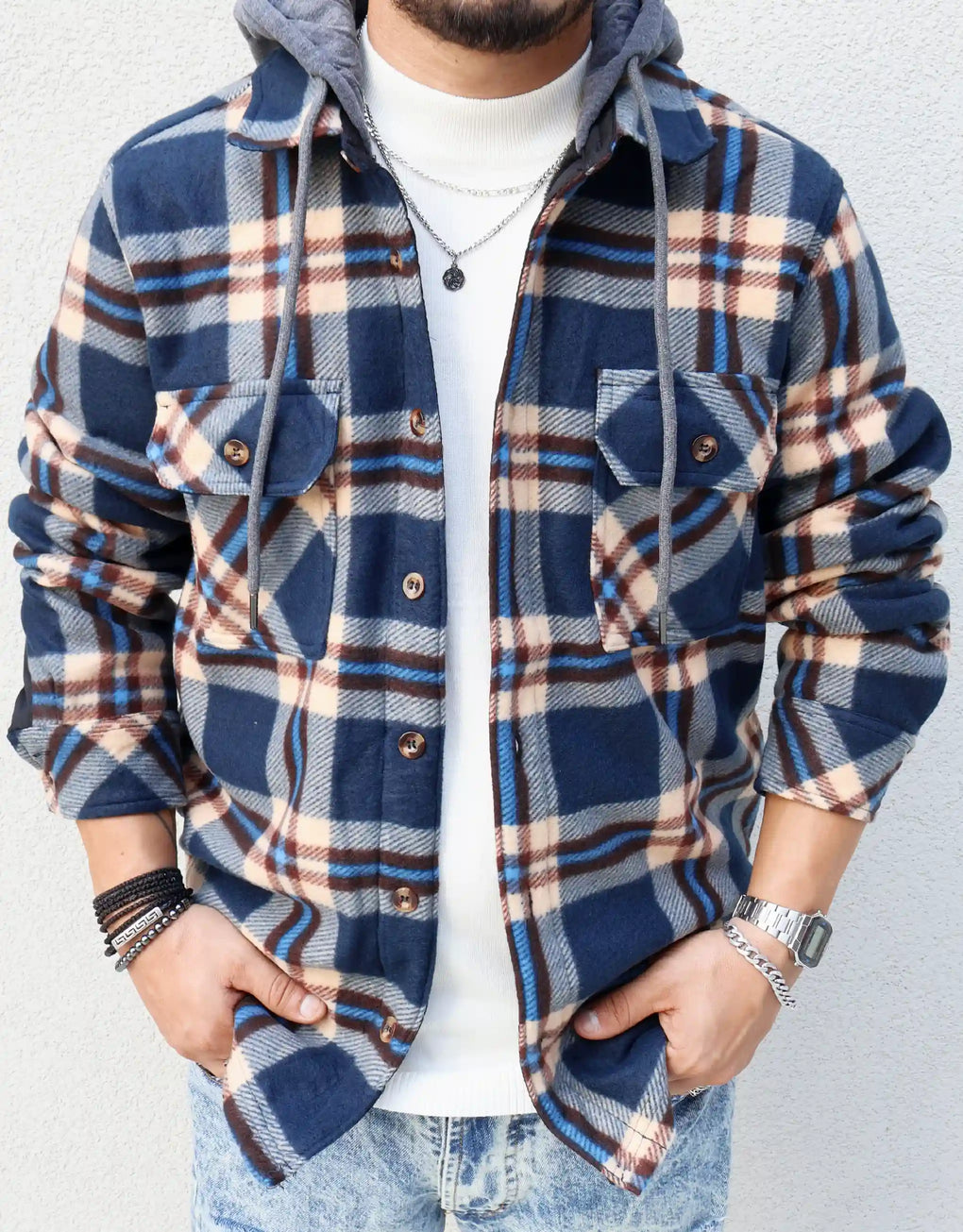 Checked Overshirt