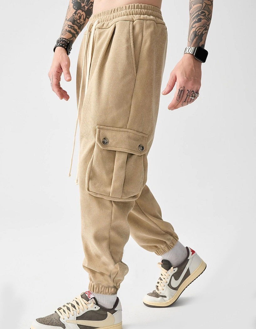 Corduroy Cargo Pants - MEGASTORES