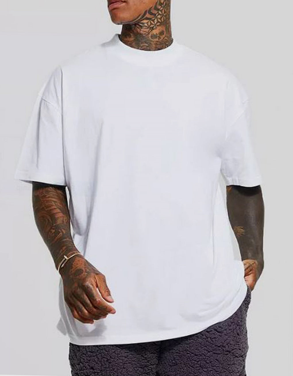 High Neck Tee - MEGASTORES