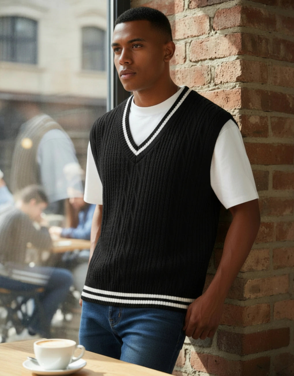 Knitted Sweater Vest