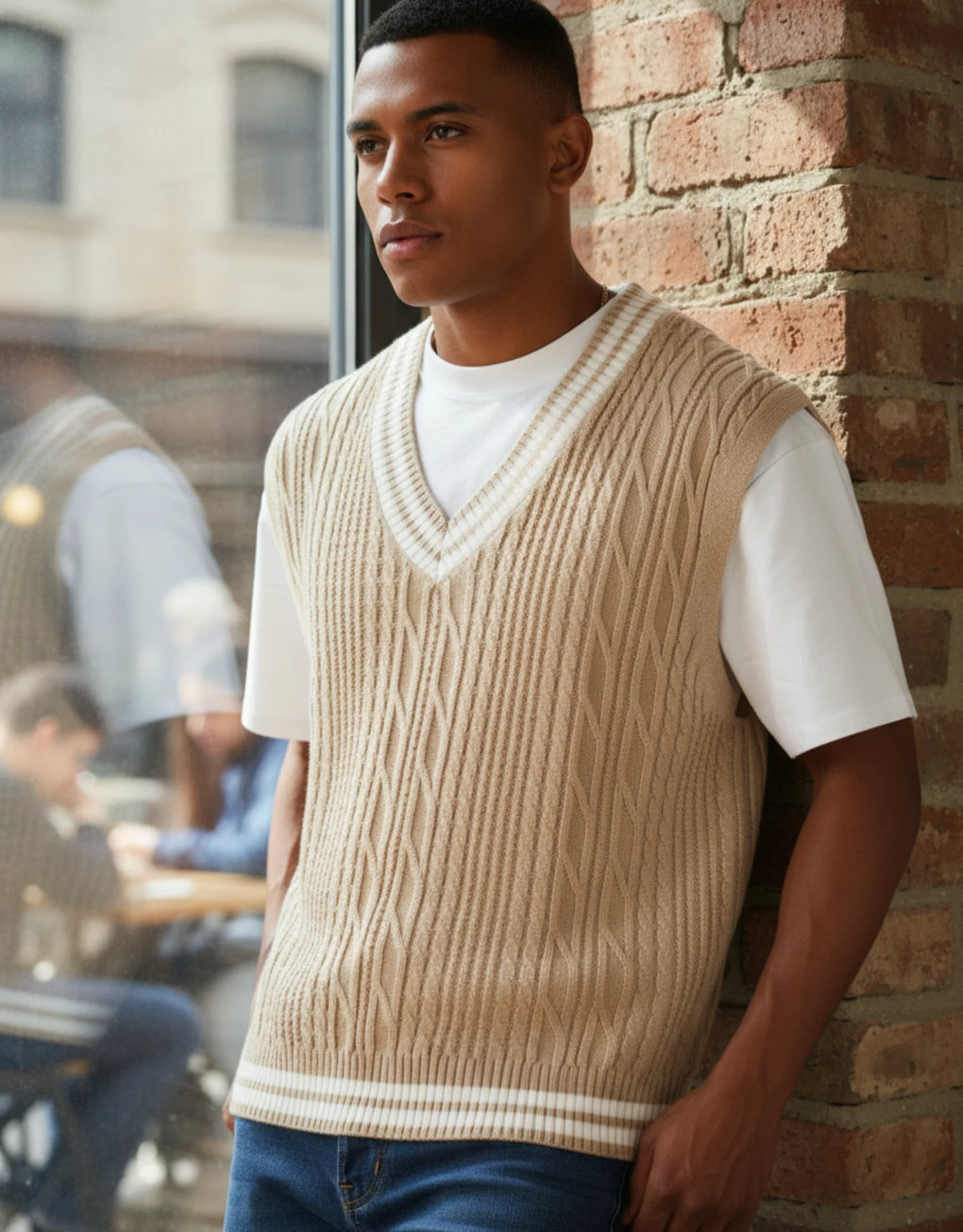 Knitted Sweater Vest