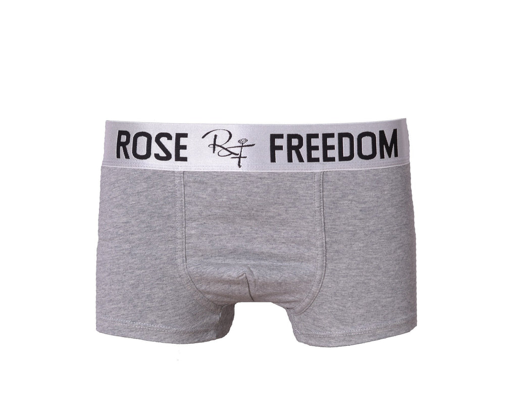 Men's Boxer Trunk - Grey-ROSE OF FREEDOM-MEGASTORES