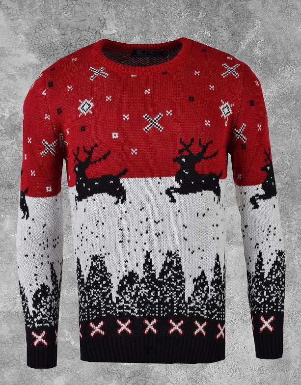 Reindeer Crewneck Sweater