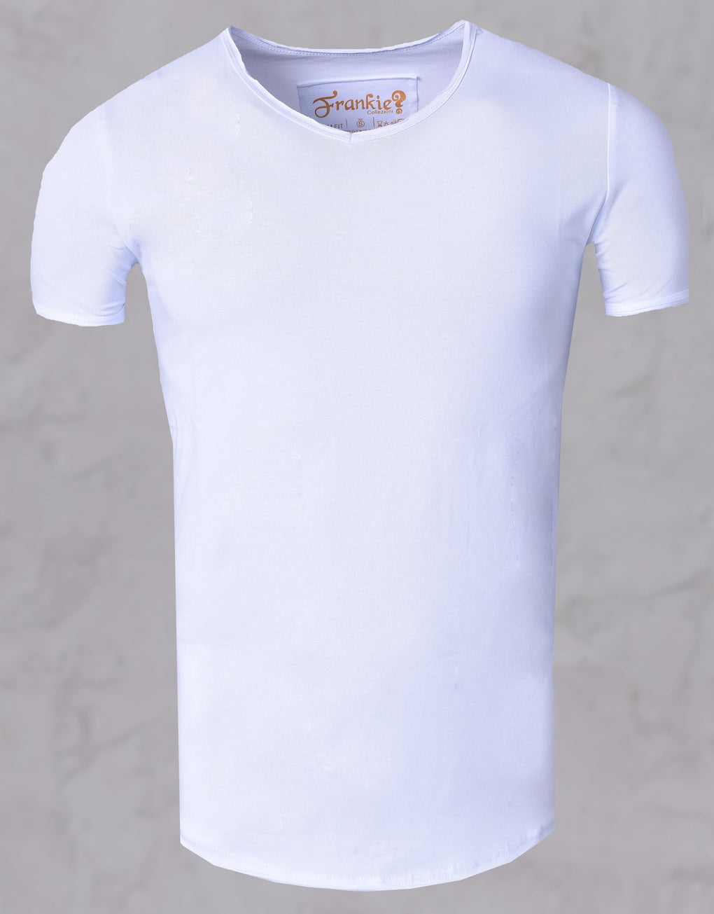 Βασικό μπλουζάκι με λαιμόκοψη - MEGASTORES